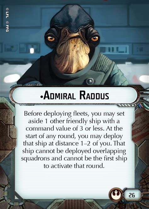 Admiral Raddus Star Wars Armada Wiki Fandom