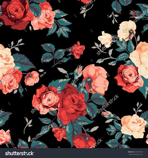 28,979 Red Black Floral Paintings Images, Stock Photos & Vectors | Shutterstock