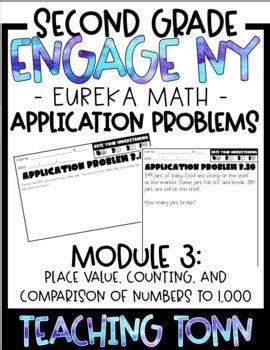 Engageny Eureka Math Module Application Problems By Teachingtonn