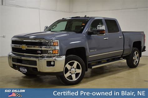 Certified Pre Owned Chevrolet Silverado Hd Ltz Crew Cab In