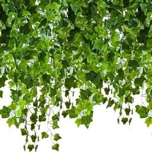 2 1m 24pcs Artificial Green Ivy Leaf Plants Vine Hanging Etsy