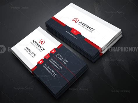 Corporate Business Card Templates Graphic Nova Stock Graphic Store