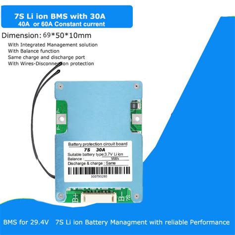 V Li Ion Battery S Bms With A Constant Current For V Solar