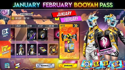 Next Booyah Pass In Free Fire January Booyah Pass Free Fire 2025