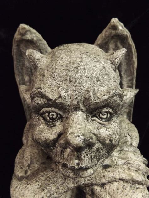 Garden Decor Large Gargoyle Statue Gothic Home Sentry Medieval Etsy