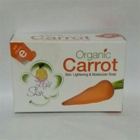 Organic Carrot Skin Lightening Moisturizer Soap Main Market Online