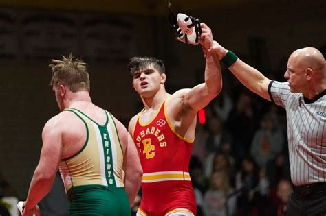 High School Boys Wrestling St Joseph Mont Vs Bergen Catholic