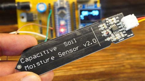 Arduino Capacitive Soil Moisture Sensor V1 0 V2 0 Interfacing And