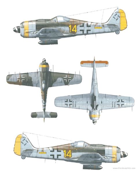 1615 Best Focke Wulf Fw 190 Images On Pinterest Aircraft Drawings And Models