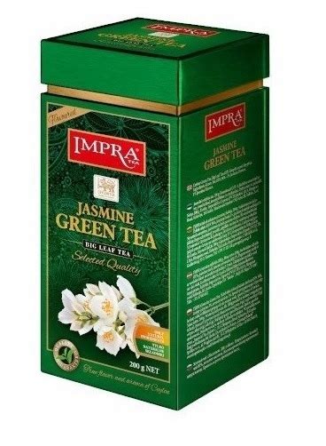 Herbata Zielona IMPRA JASMINE Liść Puszka 200g 13349689814 Allegro pl