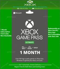 Microsoft Xbox Game Pass Ultimate 1 Monat Mitgliedschaft QHW 00008