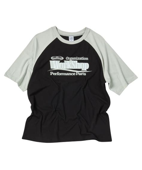 Musinsa Travel Wave Raglan Short Sleeved T Shirt Black