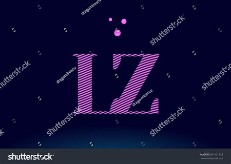 Lz L Z Alphabet Letter Logo Stock Vector Royalty Free 641401138