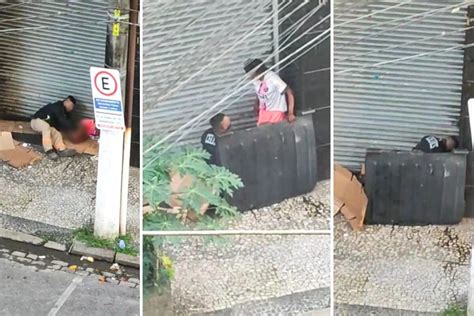 Homem é flagrado abusando sexualmente de moradora em situação de rua no