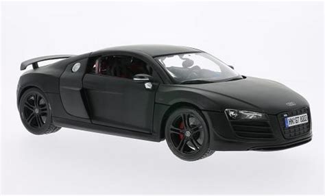 Diecast Model Cars Audi R8 118 Maisto Gt Matt Black Uk