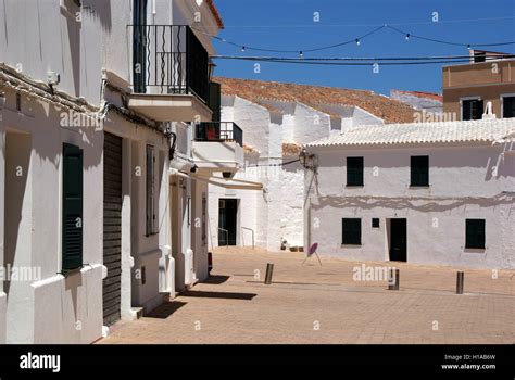 Fornells village, Menorca, Spain Stock Photo - Alamy