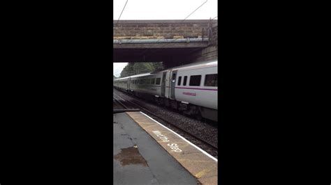 A Class 91 Passes Cramlington At Speed Youtube