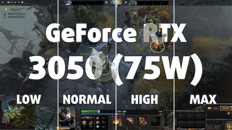 🎮 Nvidia Geforce Rtx 3050 [laptop 75w] Dota 2 Gameplay Benchmarks 1080p Youtube