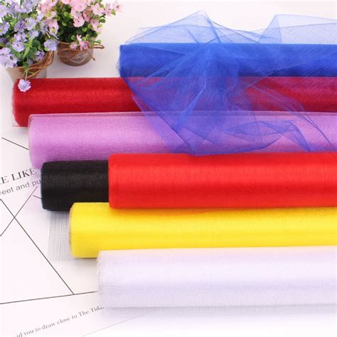 Cmx M M Sheer Crystal Organza Tulle Roll Wedding Decoration Baby