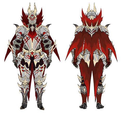 Malzeno Armor Male Concept Art Monster Hunter Rise Sunbreak Art