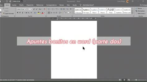 C Mo Crear Apuntes Bonitos En Word Parte By Carlysletritas