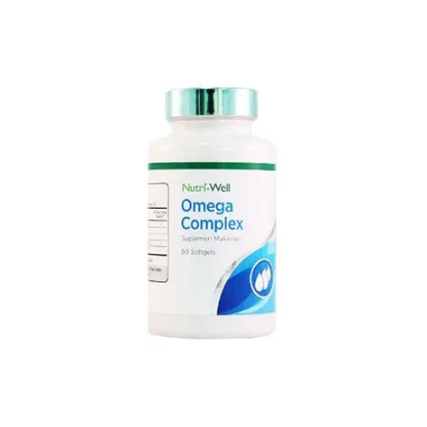 NUTRIWELL OMEGA COMPLEX 60 KAPSUL Kegunaan Efek Samping Dosis Dan