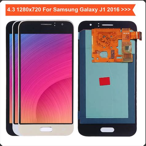 J120f LCD For Samsung Galaxy J1 2016 LCD J120 J120M J120H Display Touch