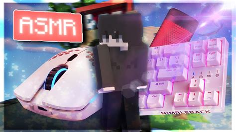 300 FPS KEYBOARD AND MOUSE SOUNDS SMOOTH ASMR UNNICKED BEDWARS ON