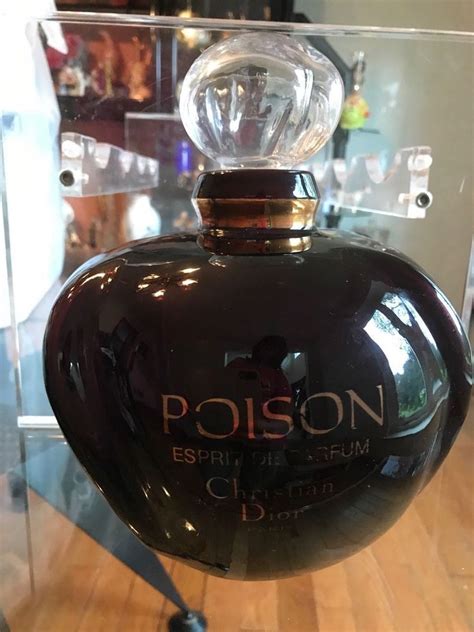 Rare Giant Dior Poison Parfum Perfume Factice Tassel Display Bottle 11 12 Collectibles