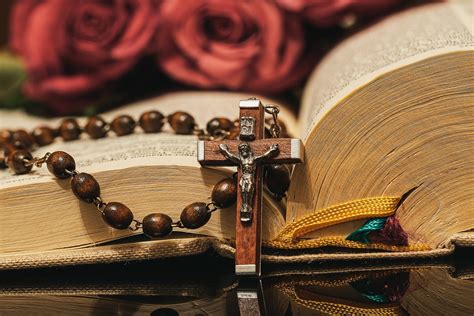 Rosary Cross Bible Free Photo On Pixabay