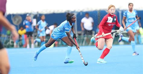 Hockey Womens Junior Asia Cup India Secure Thrilling 2 2 Draw