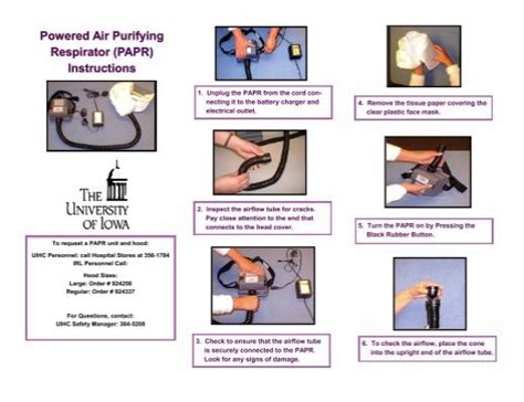 Powered Air Purifying Respirator Papr Instructions