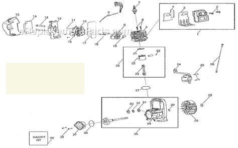 Craftsman 25cc Gas Blower Parts Diagram