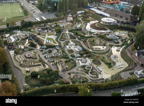 Brussels, Belgium - September 25, 2018: Mini-Europe park seen from the ...