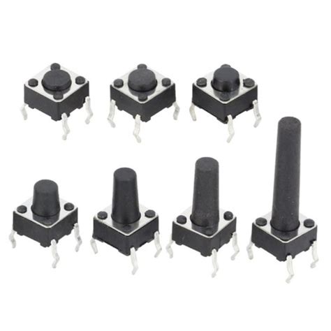 Jual Tact Switch 6x6x16 Mm Saklar Micro Push Button 4 Pin Kaki Kota