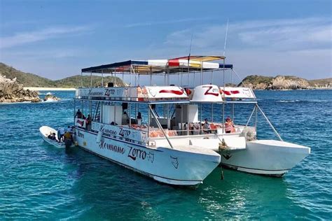 Guided Tours Of The Bays Of Huatulco Oaxaca In Catamaran