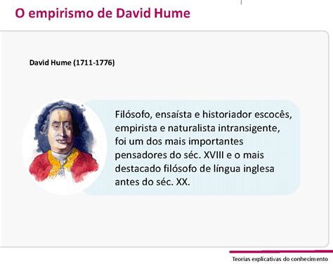 Empirismo De David Hume Fil Sofo Ensa Sta E Historiador Escoc S