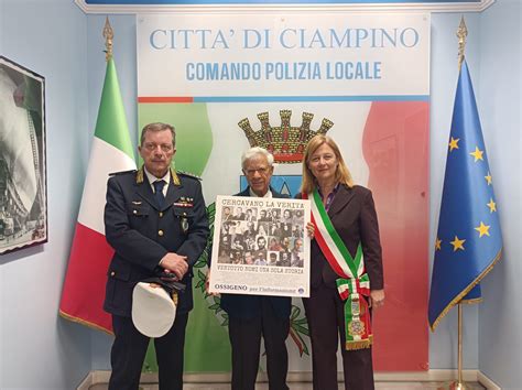 Ciampino Consegnato Il Pannello Della Memoria E Inaugurata La Panchina