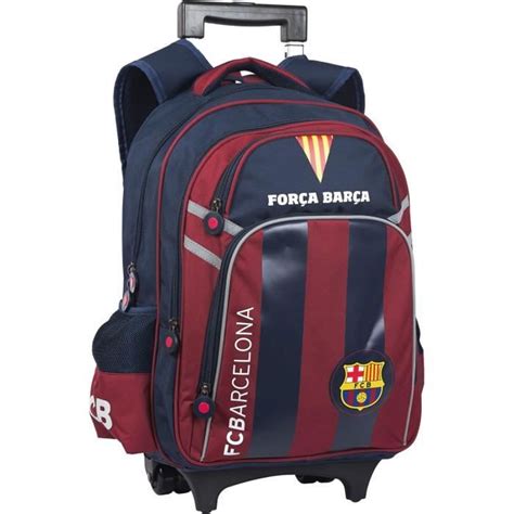 Fc Barcelona Sac A Roulette Trolley Sac A Dos Cartable Nouveaut Fcb