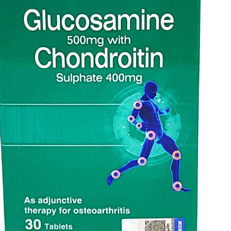 Bio Life Glucosamine 500mg With Chondroitin Sulphate 400mg 30 Tablets