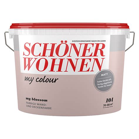 10 L SW my colour Wandfarbe 3527 My Blossom SCHÖNER WOHNEN Wandfarbe