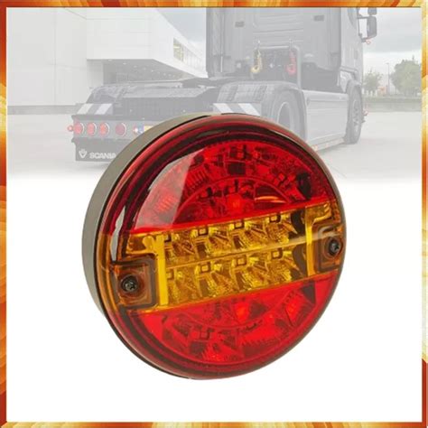 12V LED FEUX Arriere Hamburger Camion Remorque Caravane 3 Fontions