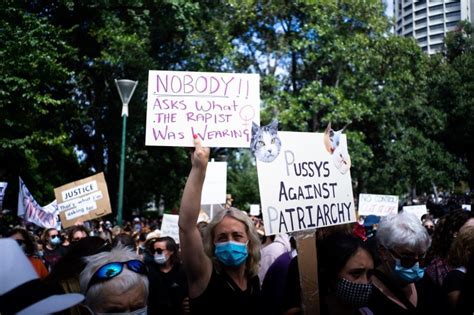 Thousands March Across Australia Demanding Justice For Women Womens