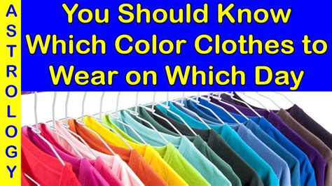 Which Color Clothes To Wear On Which Day As Per Astrology Lucky Color Dress For Seven Days