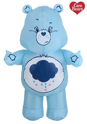 Care Bears Inflatable Grumpy Bear Adult Costume Care Bears Costumes