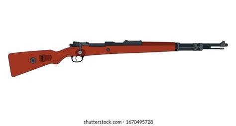 German Bolt Action Rifle Weapon Second Stock Vector (Royalty Free) 1670495728 | Shutterstock