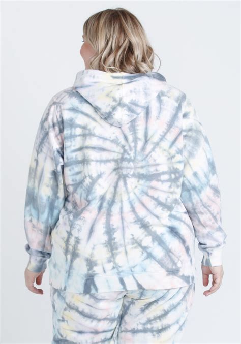 Women's Pastel Tie Dye Hoodie