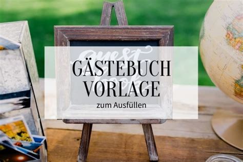 Tolle Gästebuch Vorlage zum Ausfüllen Gratis Download Hochzeitskiste