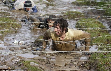 Tough Guy Contest Eight Miles Of Mud Barbed Wire Broken Glass And