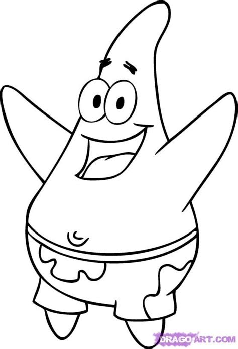 Desenhos Do Patrick Estrela Para Colorir